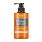 KUNDAL – Honey & Macadamia Pure Body Wash, Pink Grapefruit, 500ml