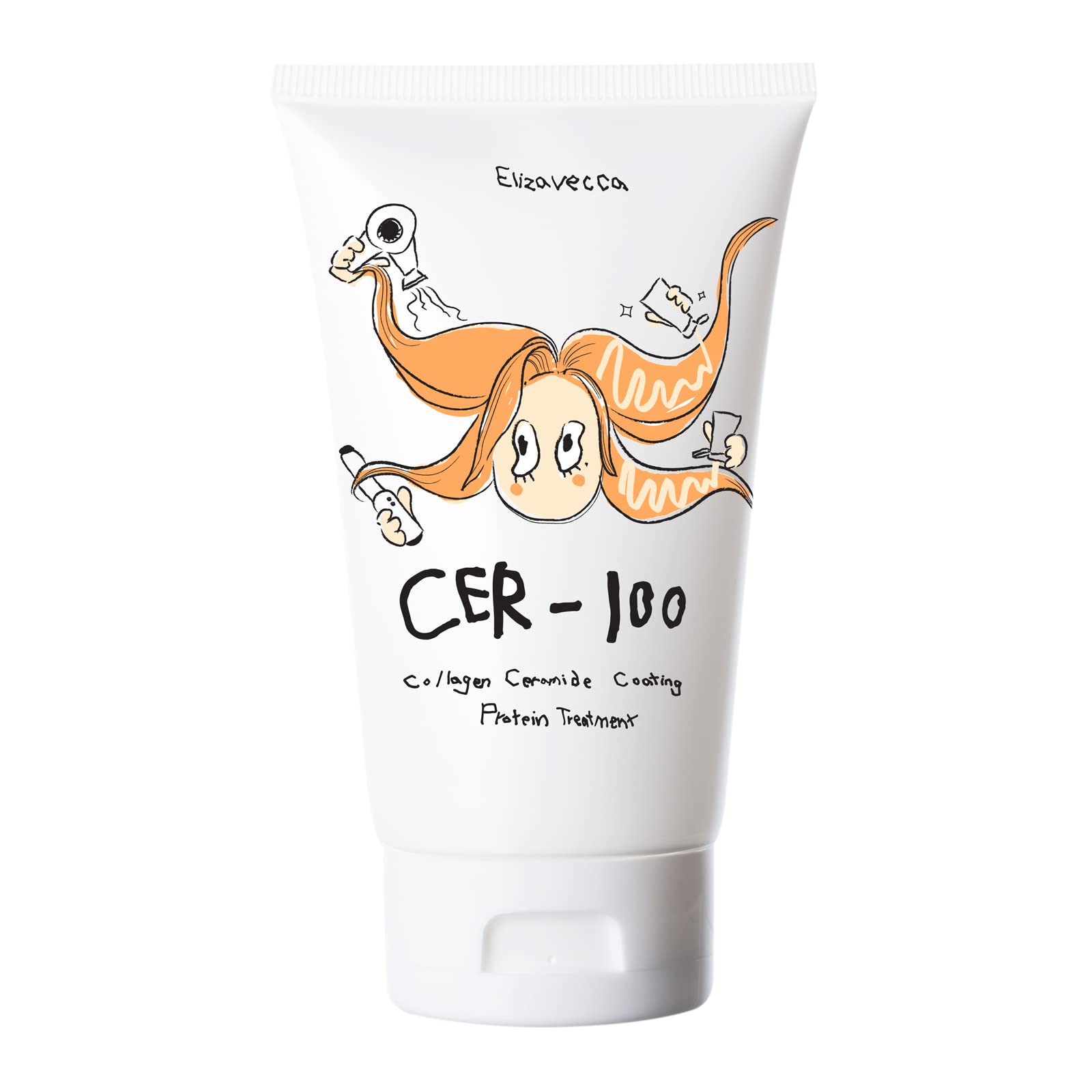 61IHI9z38SL Elizavecca – CER-100 Collagen Ceramide Coating Protein Treatment, 100ml - Figura 1