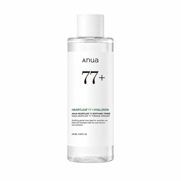 Anua – Heartleaf 77 + Hyaluron Soothing Toner, 250ml