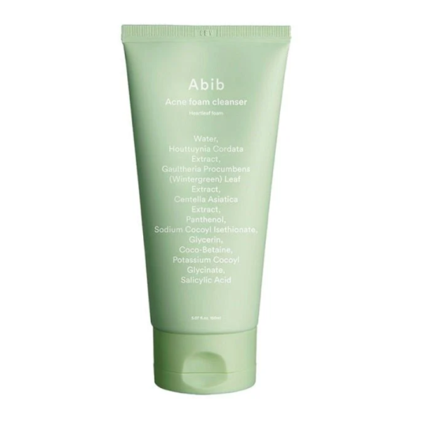 Abib – Acne Foam Cleanser Heartleaf Foam, 150ml
