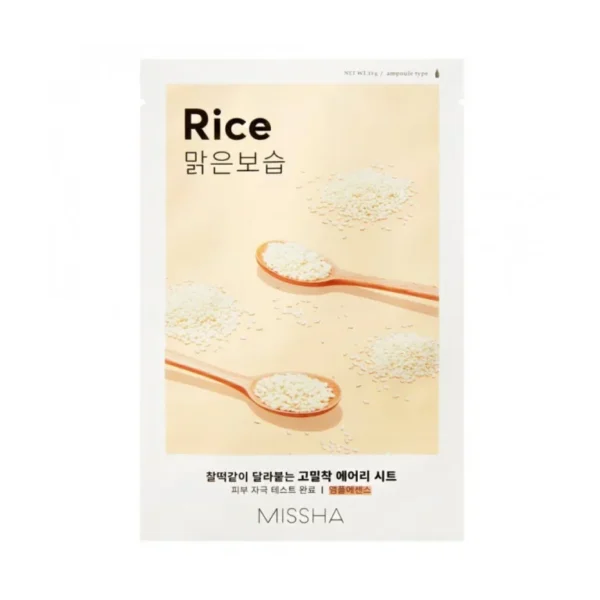 Missha – Airy Fit Sheet Mask Rice, 19g
