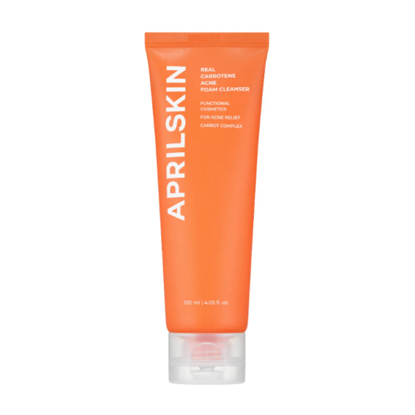APRILSKIN – Real Carrotene Acne Foam Cleanser, 120ml